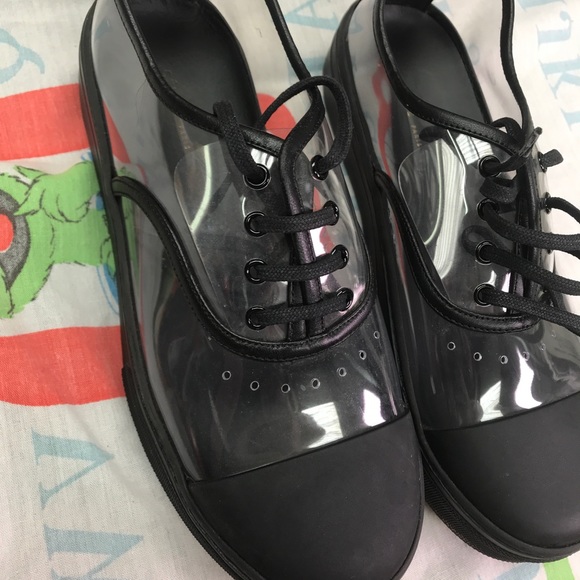 Celine Shoes - Celine Paris clear transparent sneakers sz 36